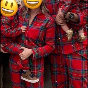 Matching Christmas pajamas 4 person set